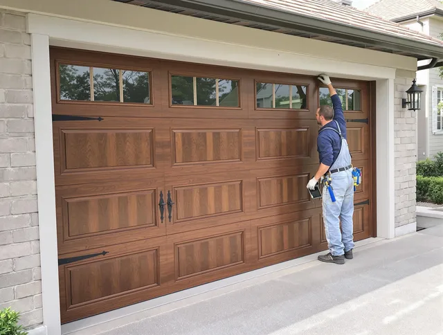 Custom garage door showcase by French Valley Garage Door Repair in French Valley