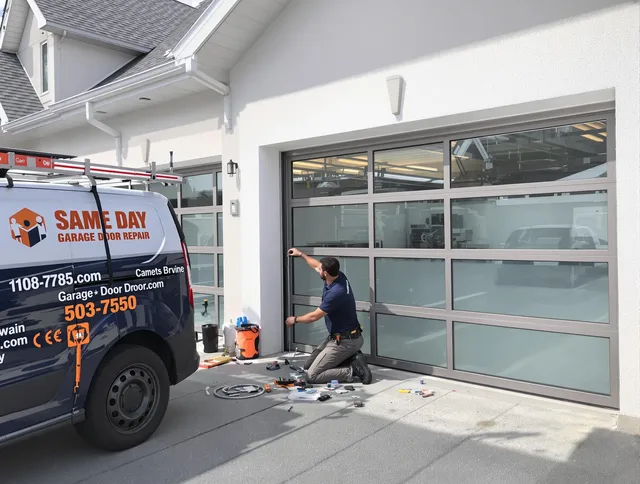 Same-day garage door repair service by French Valley Garage Door Repair in French Valley