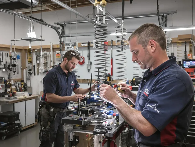 Garage door spring repair service by French Valley Garage Door Repair in French Valley